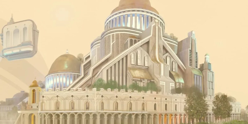 Screenshot of the Cosmic Care VR experience, showcasing an immersive virtual reality adventure focused on care and healing through cutting-edge VR technology.