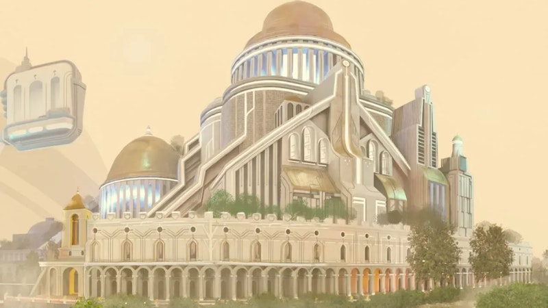 Screenshot of the Cosmic Care VR experience, showcasing an immersive virtual reality adventure focused on care and healing through cutting-edge VR technology.